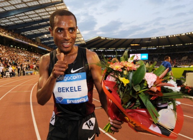 Double world record holder Kenenisa Bekele of Ethiopa is hoping to transfer his dominance to road racing