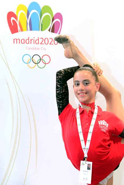 Junior Spanish Gymnastics champion Victoria Plaza is one of 40 young athletes selected for the 2020 United for a Dream campaign