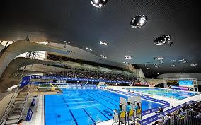 London 2012 Aquatics Centre in competition mode