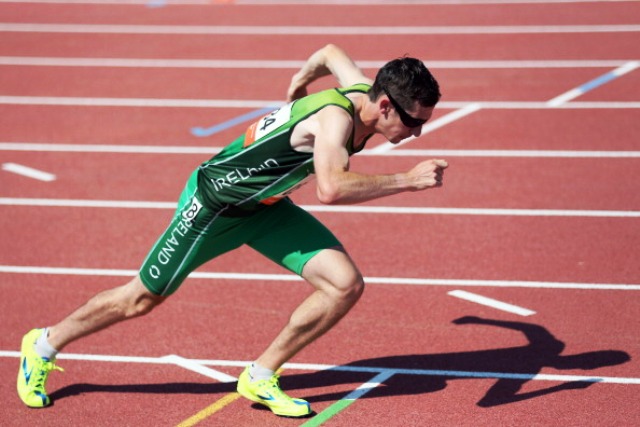 Michael McKillop broke his own world record time on his way to victory in the T37 800m final in Lyon