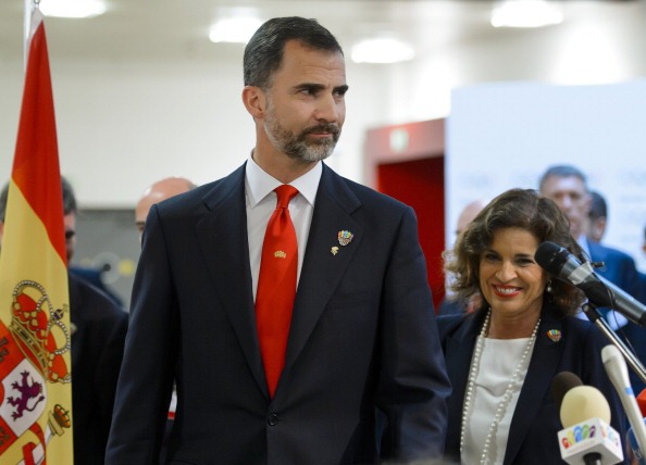 Prince Felipe cut a striking figure at the IOC headquarters