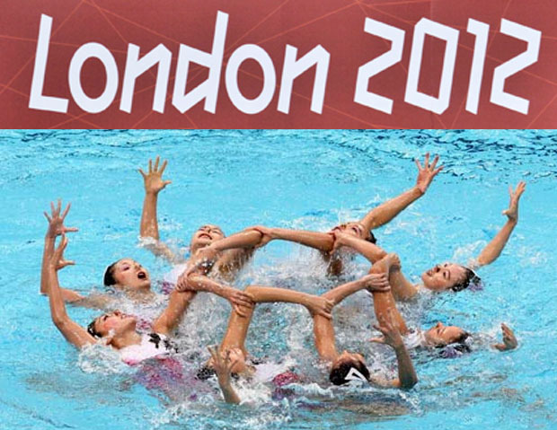 Synchronised swimming London 2012