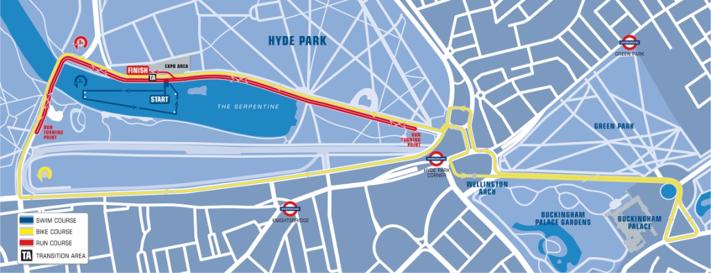 The London 2013 World Triathlon Grand Final will be competed on the London 2012 Olympic triathlon course