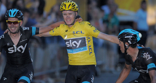 Chris Froome wins Tour de France July 21 2013