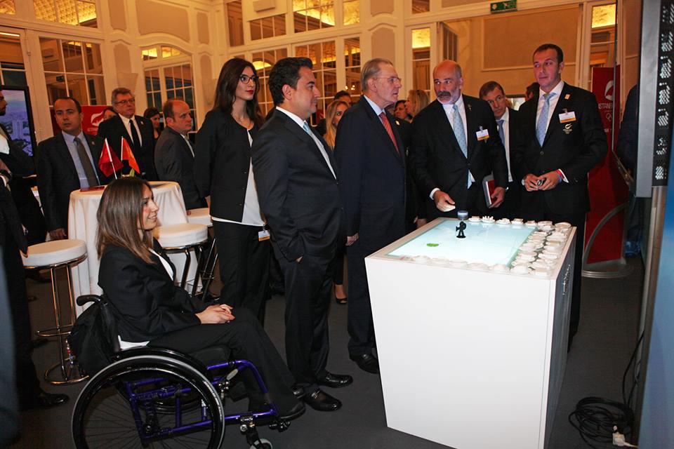 Istanbul 2020 show Jacques Rogge presentation booth