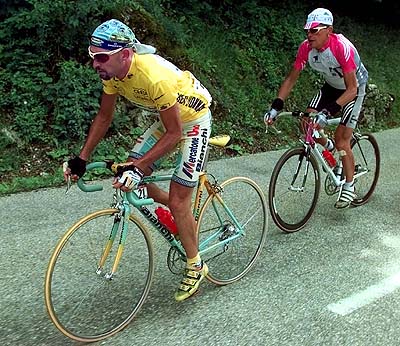 Marco Pantini and Jan Ullrich Tour de France 1998
