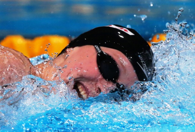 American Katie Ledecky broke Rebecaa Adlingtons five year world record on her way to victory in the 800m freestyle