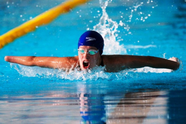 Amy Marren set a British record on her way to victory in the S9 100 metres butterfly in Montreal