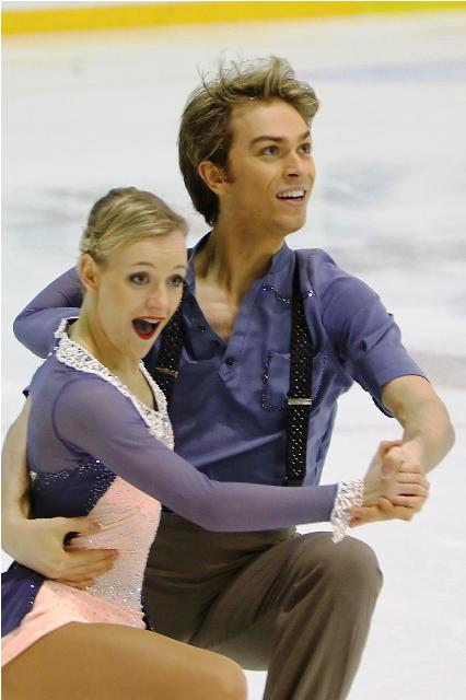 British number one ice dance couple Penny Coomes and Nick Buckland