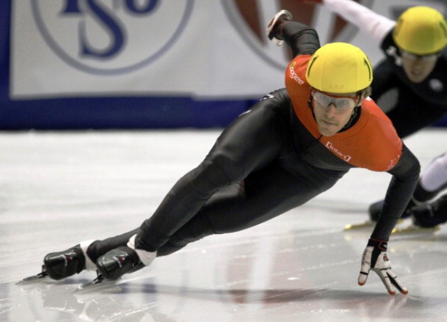Canadian Oliver Jean could not compete in the 2011World Championship relay after Cho tampered with his skate