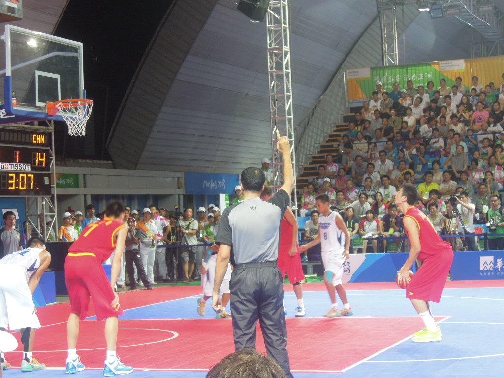 China on way to victory in the mens basketball over Chinese Taipei
