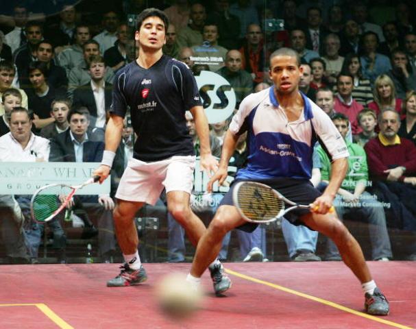 England's Adrian Grant (right) will be in action at the 2013 Rotterdam Squash Open