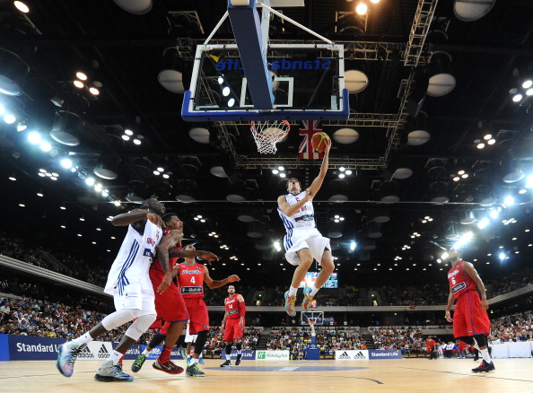 The Copper Box Arena was full to capacity when Britain took on Puerto Rico on Sunday