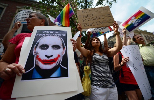 London Play against Russian gay laws