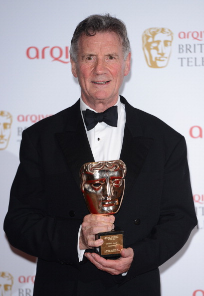 Michael Palin, seen here picking up the Fellowship Award at this year's BAFTA Ceremony, hides a secret shame involving conkers