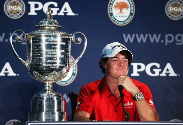 Rory McIllroy has not won a tournament since winning the PGA Championship in 2010 at Kiawah Island