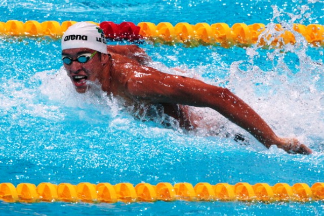 South Africas Chad le Clos looks to be the man to take over from Olympic great Michael Phelps in the mens butterfly