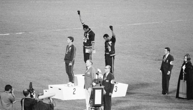 The Black Power salute was an act of protest by Tommie Smith and John Carlos during their medal ceremony at the 1968 Olympics