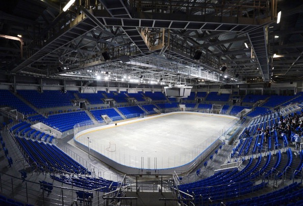 The Shayba Arena in Sochi which will be used during the Winter Olympic and Paralympic Games next year