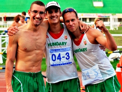 The Hungarian men's relay team took gold in Kaohsiung