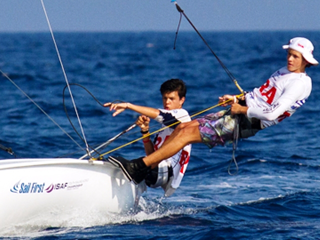 Tiago Brito and Andrei Kneipp had to settle for silver at the 420 World Championships in Valencia