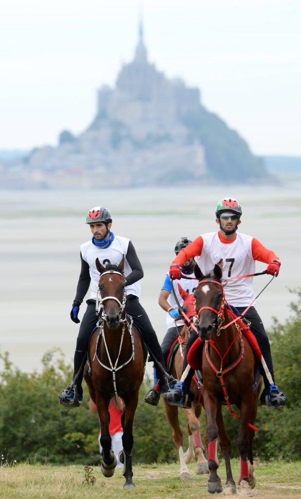 Test events got underway for next year's World Equestrian Games in Normandy with the endurance event, won by Dubai's Crown Prince Sheikh Hamdan bin Mohammed Al Maktoum