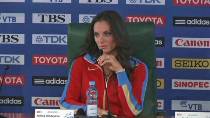 Yelena Isinbayeva claimed she was "misunderstood" in her press conference where she appeared to attack homosexuals