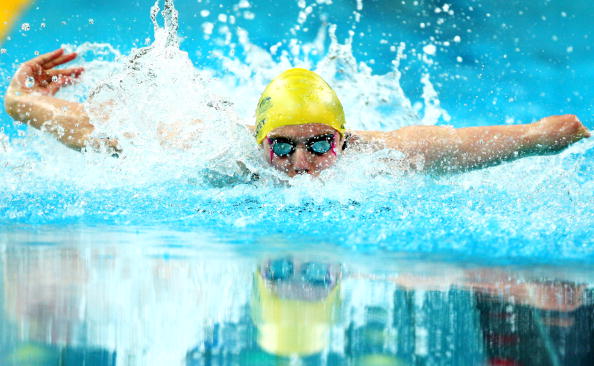Matthew Cowdrey helped Australia retain their 4x100m relay title in Montreal with a great second leg swim