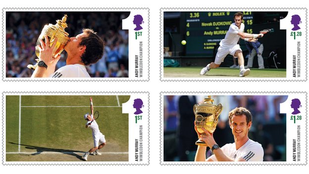 Andy Murray stamps