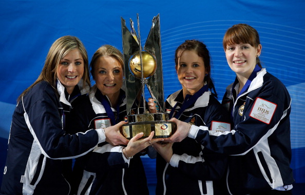 Scotland's World Championship-winning curling team are the first athletes to be selected for the British team that will compete at Sochi 2014