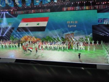 A Syrian team is competing in Nanjing despite the ongoing domestic struggle