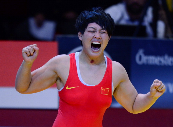 Zhanf Fenglui defeated Olympic champion Natalia Vorobieva to take the 72kg world title