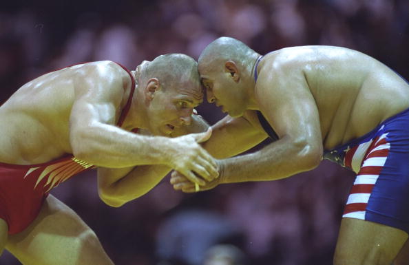Alexander Karelin won three gold and one silver medal at successive Olympics and is one of the greatest names in the history of the sport