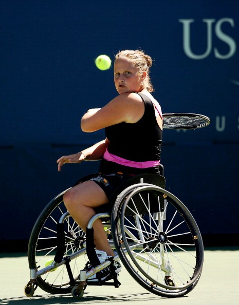 Aniek van Koot clinched her third Grand Slam win with victory in the US Open