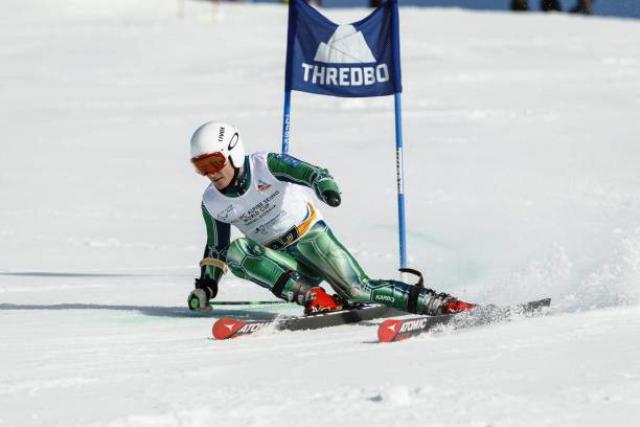 Mitchell Gourley bagged two gold medals at the IPC Alpine Skiing World Cup in Thredbo