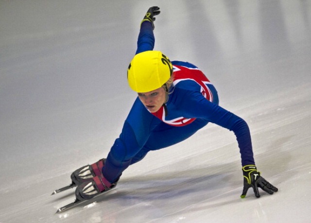 Elise Christie is a rising star in short track speed skating