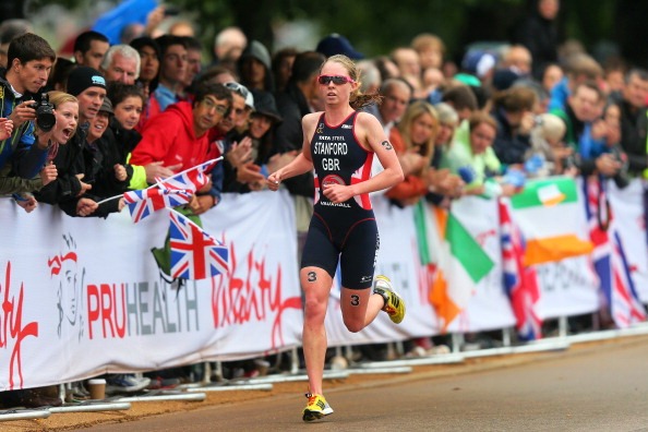 Britain's Non Stanford delighted the home crowds in London as she powered her way to the World Championship title