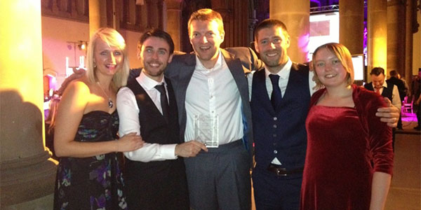 The team from deltatre celebrate more awards for their involvement in Channel 4's coverage of the London 2012 Paralympics