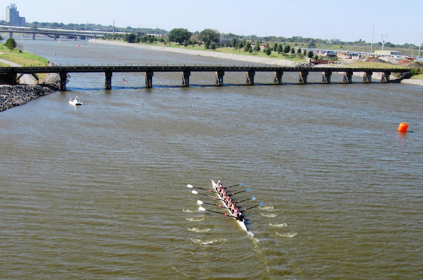 Canoeists will battle it out on the Oklahama River in 2014