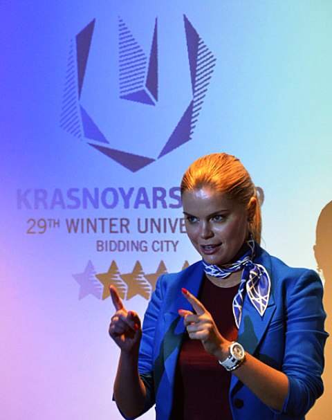 Ekaterina Peshkova vice-Governor of Krasnoyarsk makes the case for her city's 2019 Winter Universiade bid