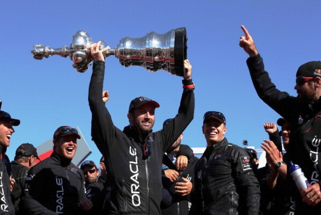 Four-time Olympic champion Ben Ainslie was drafted in by Team Oracle USA to help with tactics