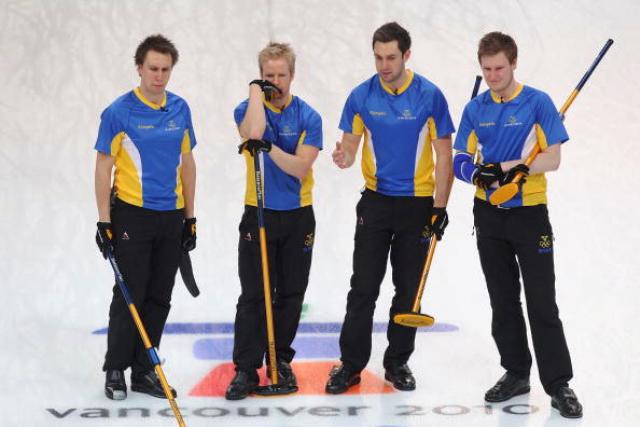 (From left to right) Fredrik Lindberg, Niklas Edin, Sebastian Kraupp and Viktor Kjaell will compete in the mens competitions at the Continental Cup next year