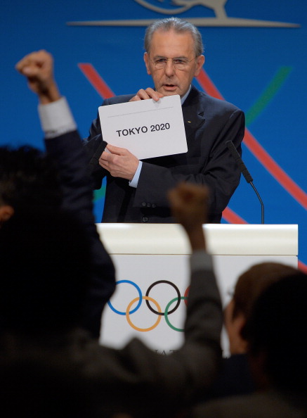 IOC President Jacques Rogge announces that Tokyo will host the 2020 Olympics and Paralympics