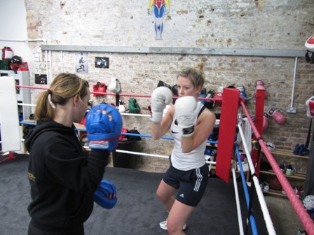 Jen Offord said the boxing training sessions were "amazing"