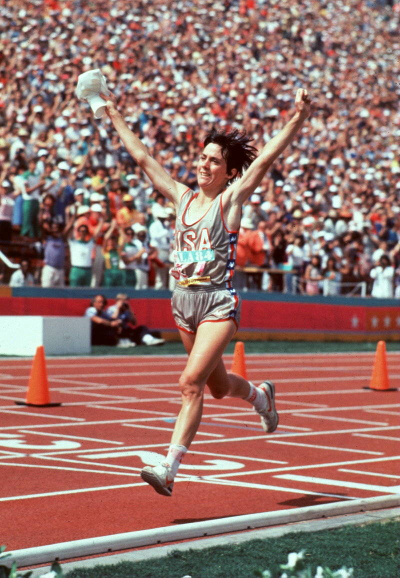 American Joan Benoit won the inaugural Olympic women's marathon at Los Angeles in 1984