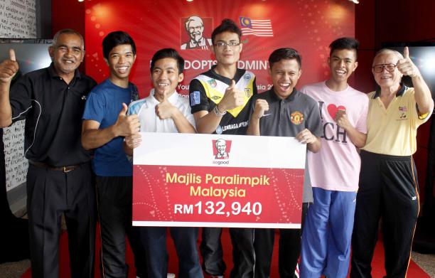 KFC is sponsoring the Asian Youth Para-Games in Kuala Lumpur