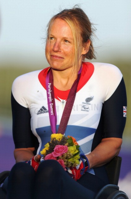 London 2012 silver medallist Karen Darke is encouraging young female riders to get involved in Paralympic cycling