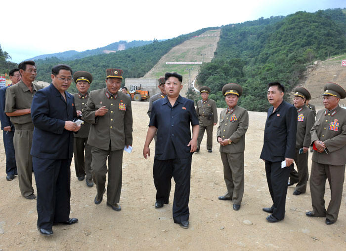 North Korean leader Kim Jong Un visited the construction site of the Masik Pass ski resort last month