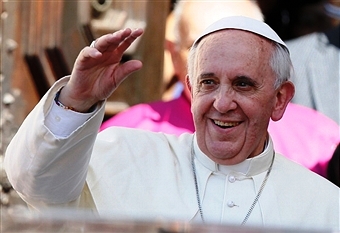 Pope Francis will offically light the Trentino 2013 torch in the Vatican City