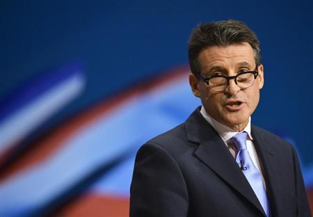 Sebastian Coe presented the final London 2012 report to the IOC at its Session in Buenos Aires